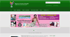 Desktop Screenshot of nigeriaeventspeople.com